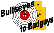 Bullseyes to Badguys logo. Sagola Merriman local range firearm field day expert class CPL