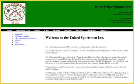 United Sportsmen's Clug of Merriman Upper Peninsula Michigan